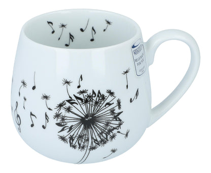 Cuddly Mug Dandelion with Notes, Handle Mug