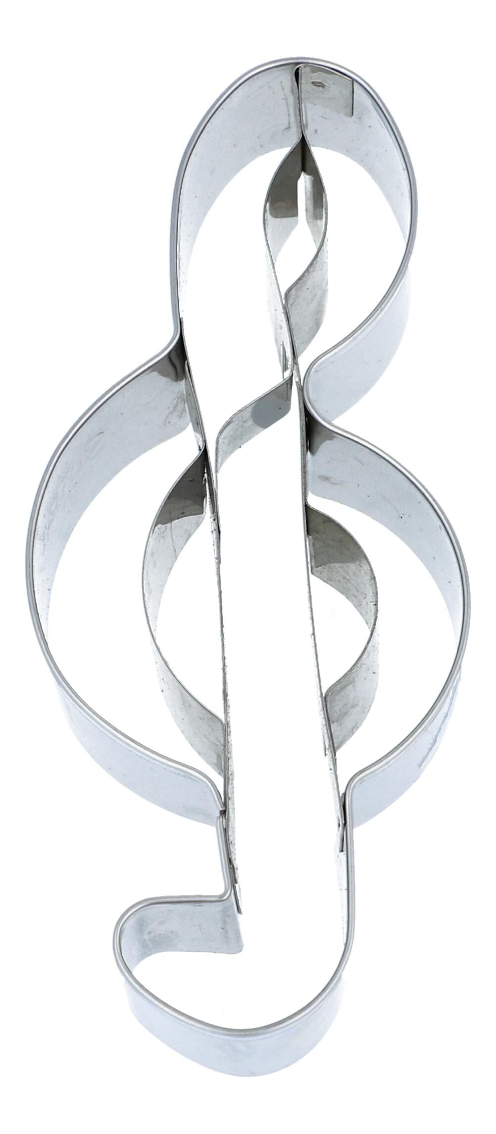 Cookie cutter treble clef, music note, 10 cm