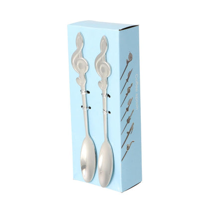 Espresso spoons made of stainless steel, various designs