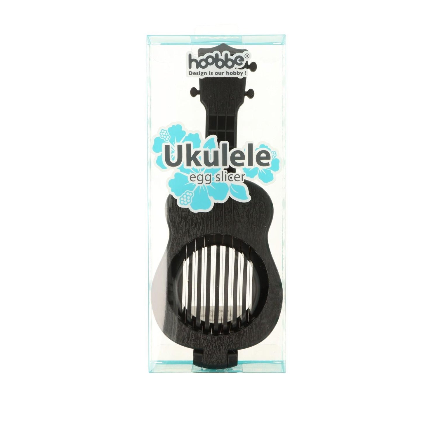 Ukulele-Eierschneider in schwarz