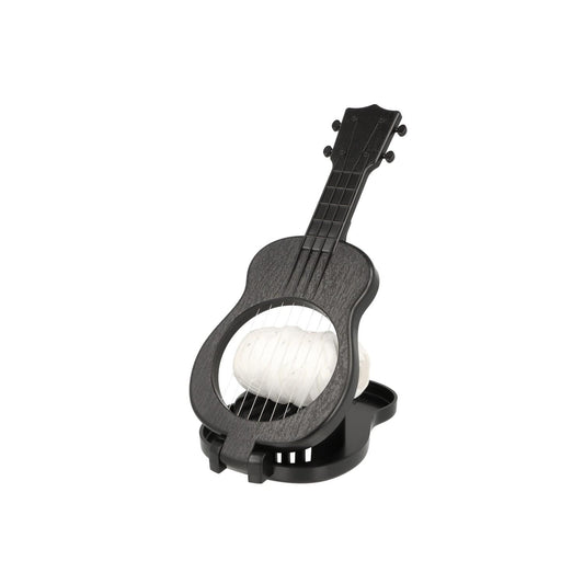 Ukulele-Eierschneider in schwarz