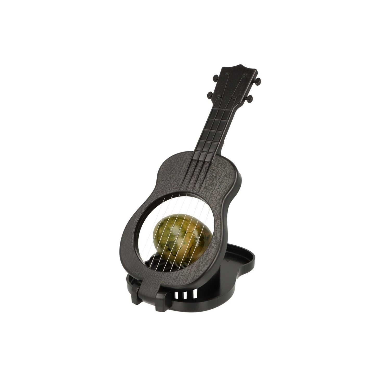 Ukulele egg slicer in black