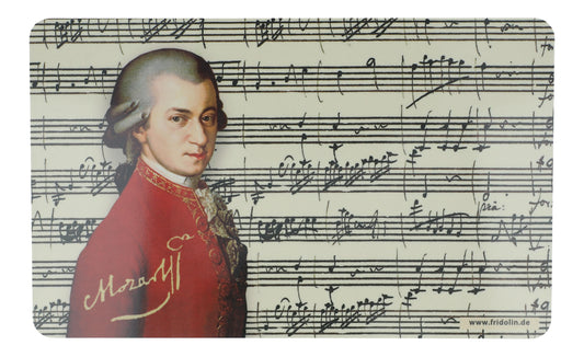 Composer cutting board Wolfgang Amadeus Mozart, breakfast board