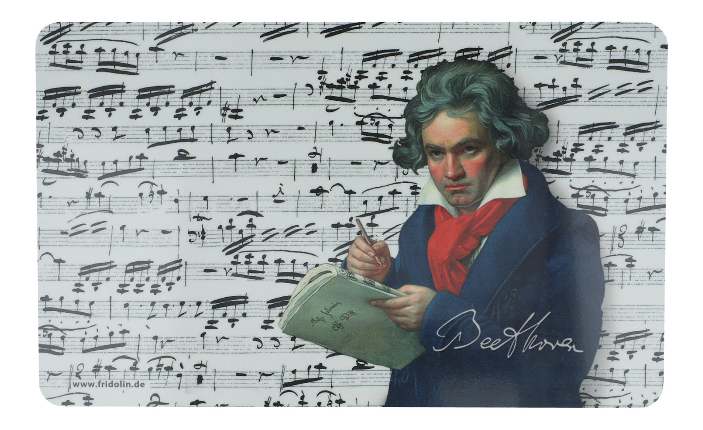 Composer cutting board Ludwig van Beethoven, breakfast board