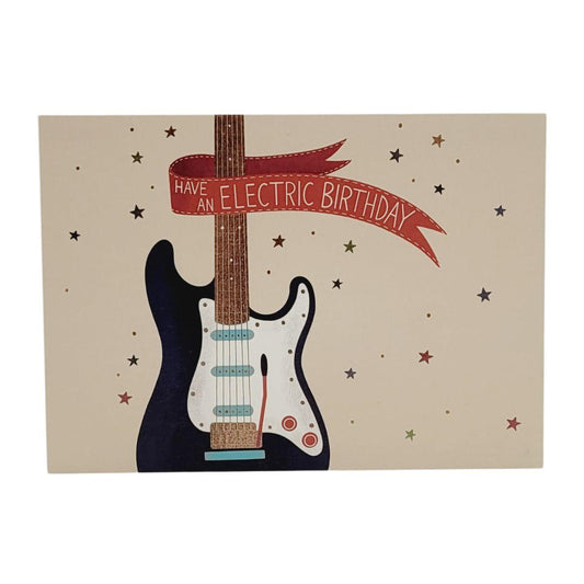 Postcard Have An Electric Birthday (Electric Guitar)