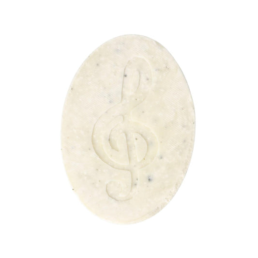 Salzseife Limette mit eingeprägtem Violinschlüssel