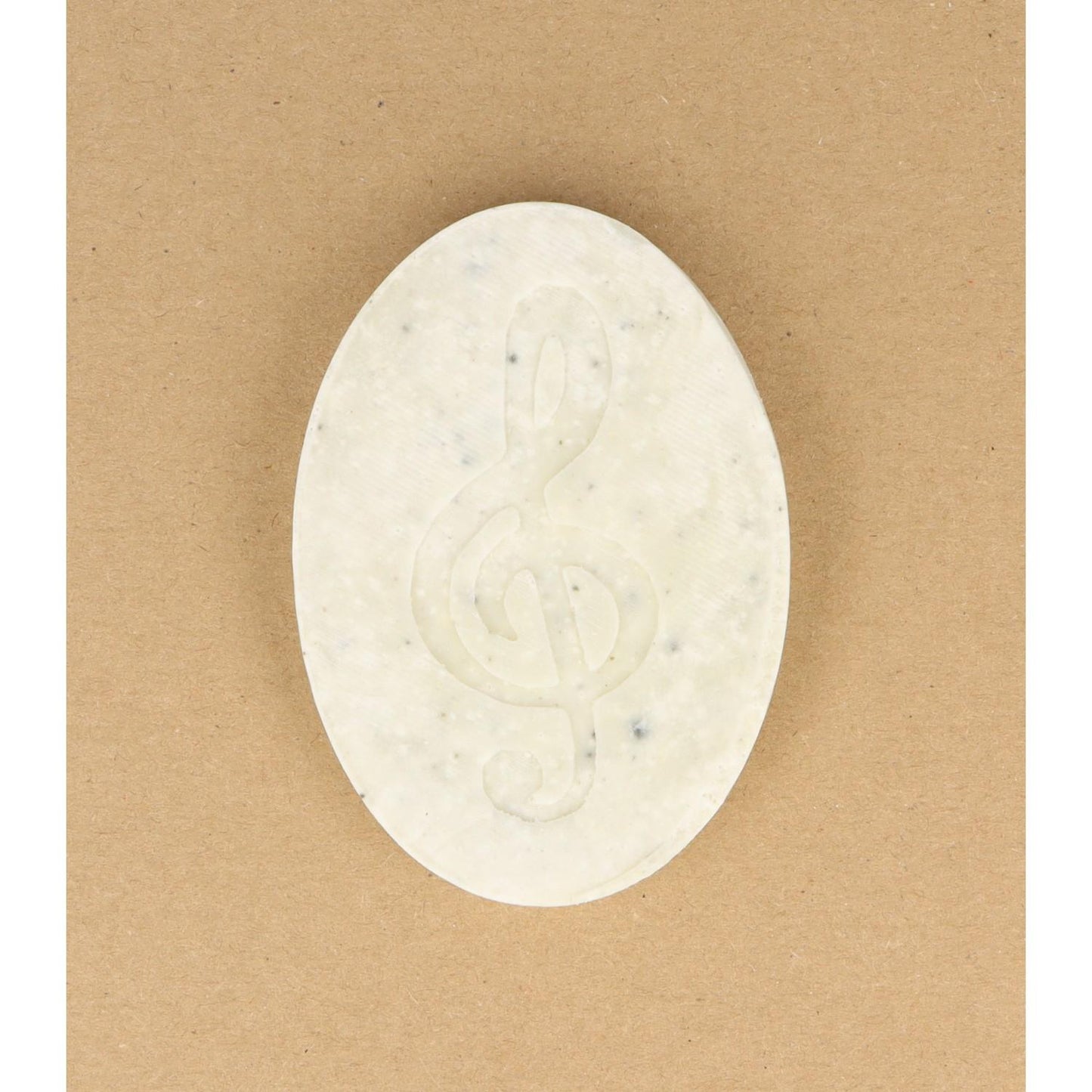 Salzseife Limette mit eingeprägtem Violinschlüssel