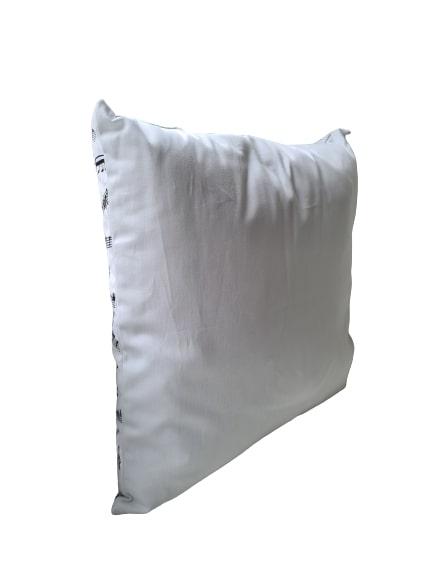 filled pillow with notes and clefs