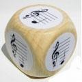 Note Cube for Guitar, E to c, Classical Guitar