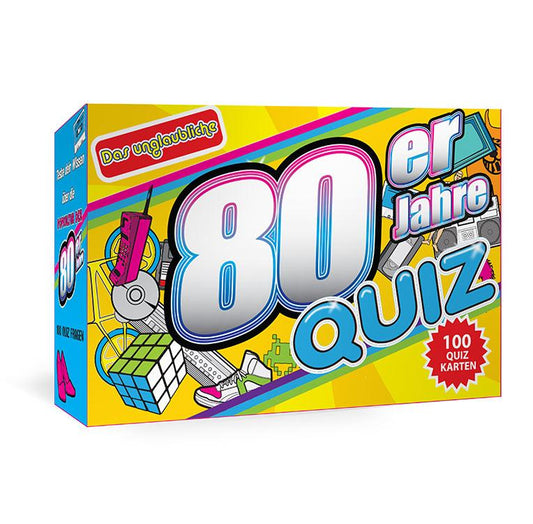 80er Jahre Quiz, Frage und Antwortspiel