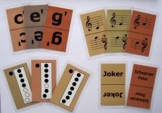 sheet music card game for flute