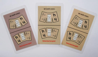 sheet music card game for guitar