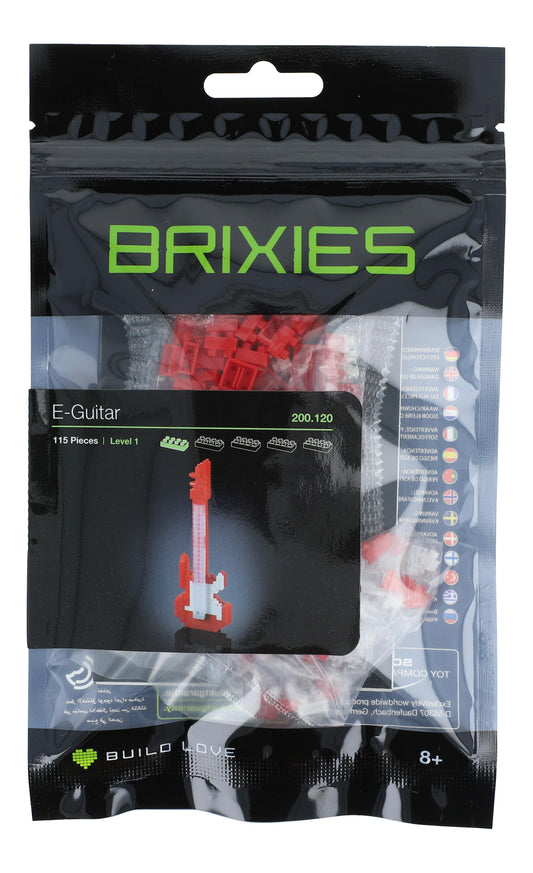 BRIXIES E-Gitarre rot