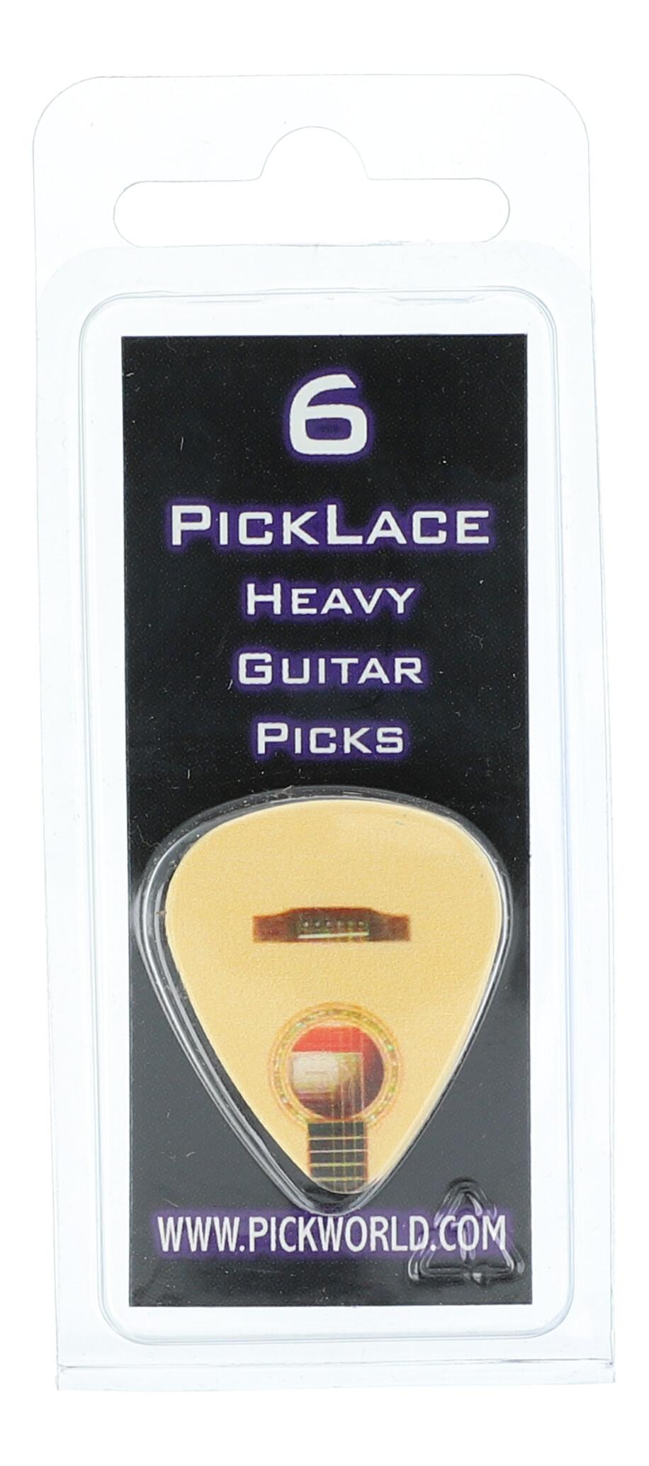 Set of 6 plectrum replacements for plectrum holders for classical guitar, strong version