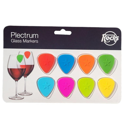 Plectrum Glass Marker Set of 8