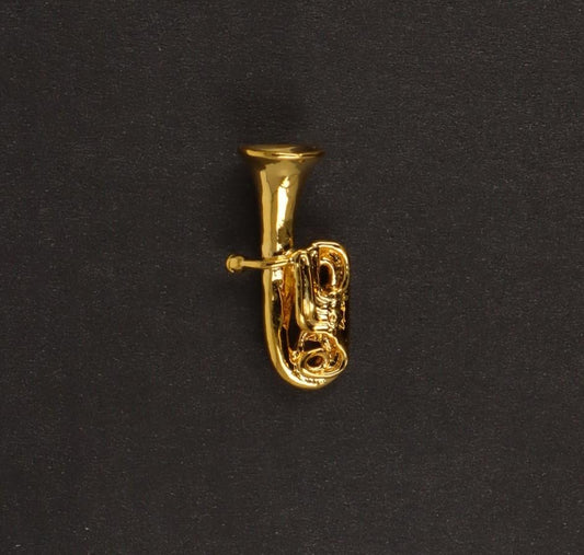 Tuba-Pin, vergoldet