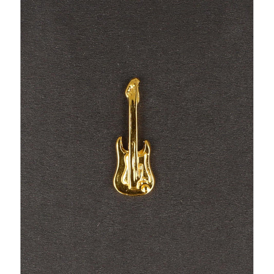 electric guitar pin, gold-plated