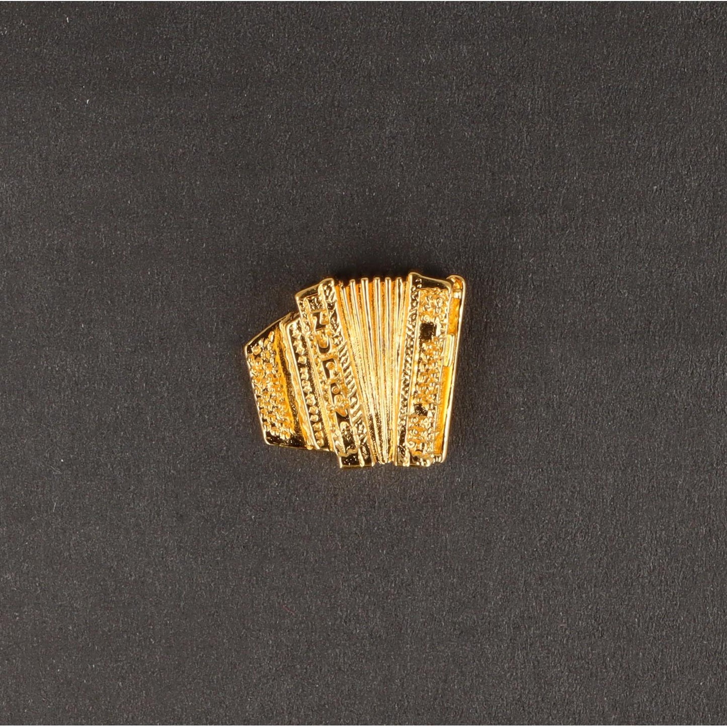 Zupan pin, gold-plated, accordion