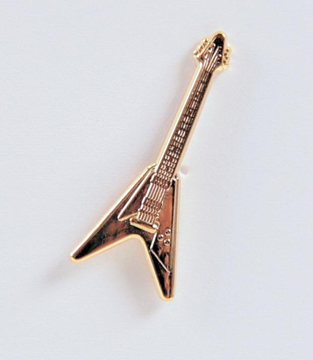 Flying V-Pin, Guitar, Electric Guitar, Silver-Plated or Gold-Plated