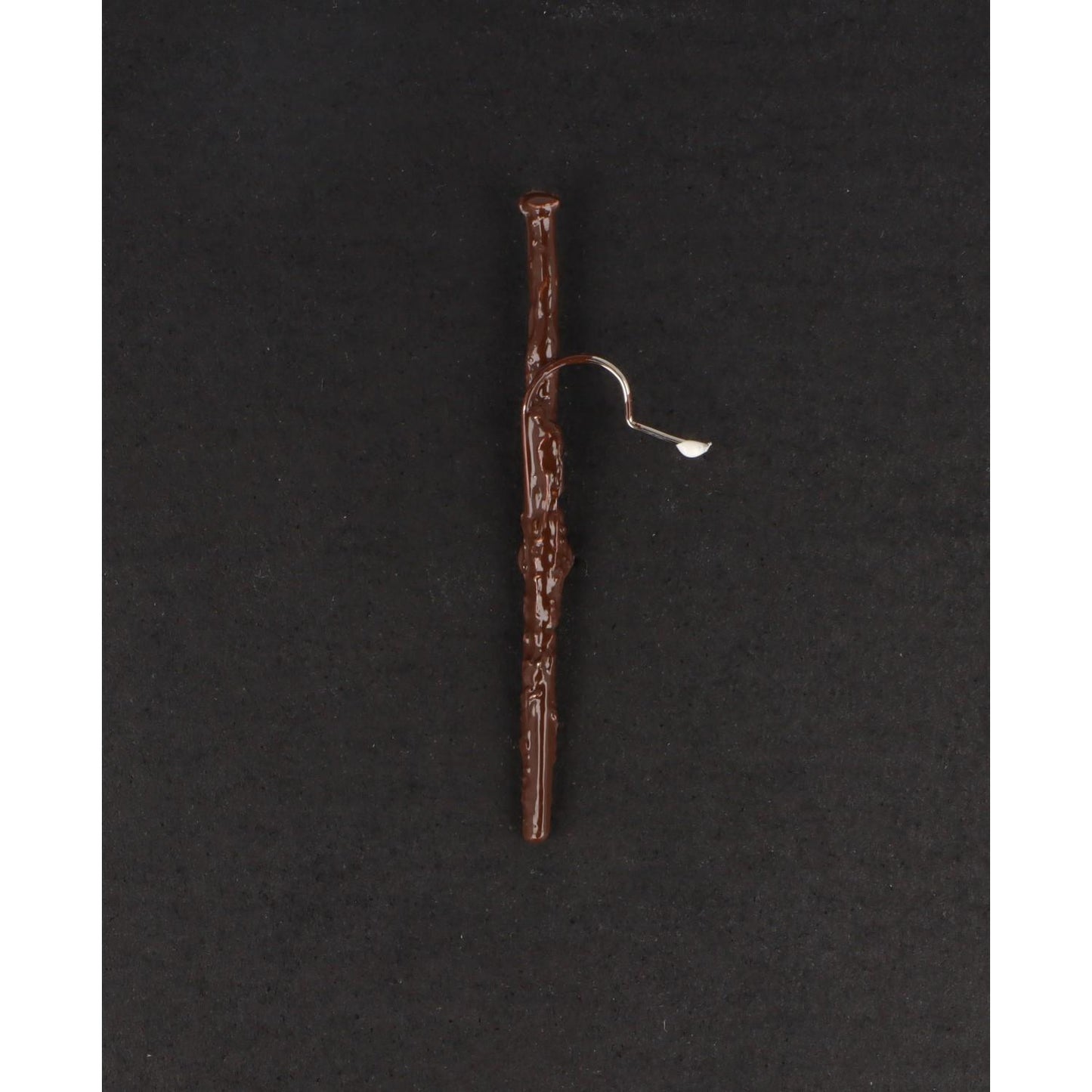 brown bassoon pin