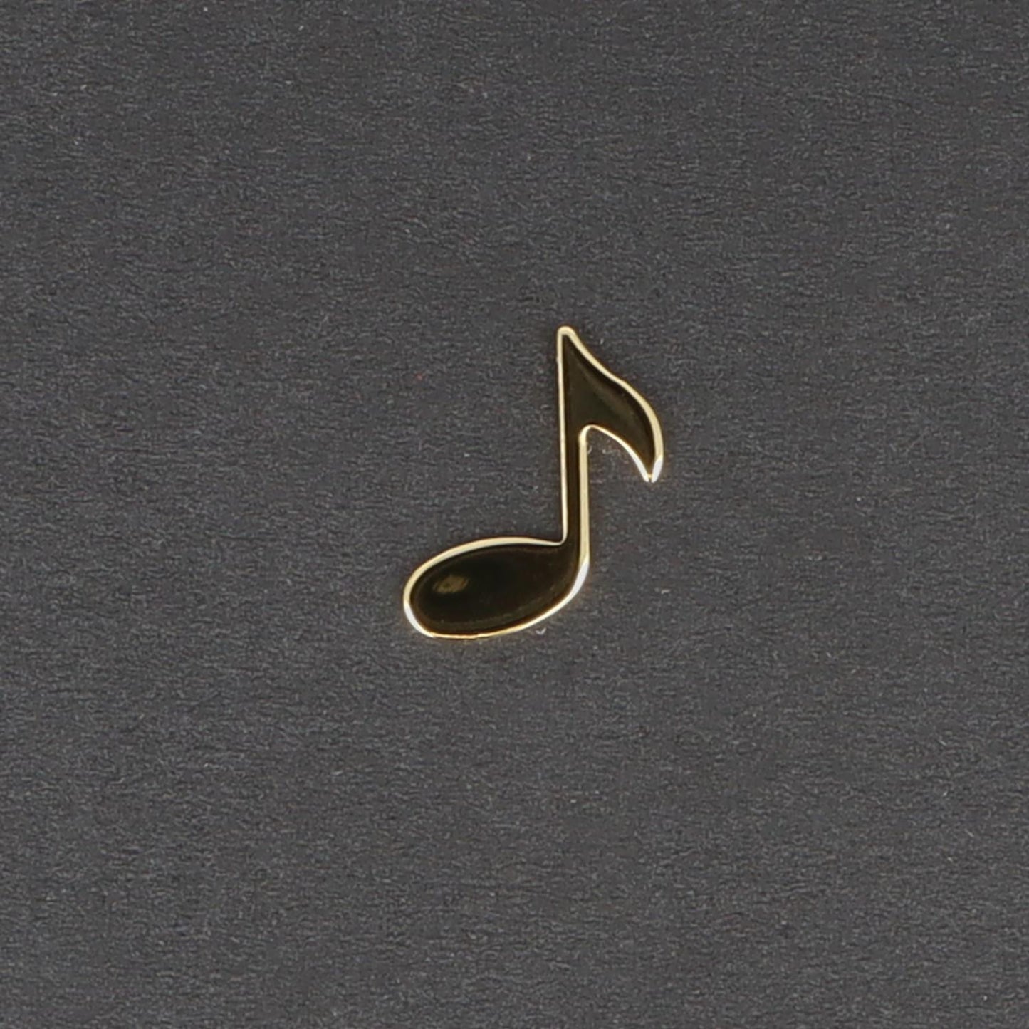Pin gold-plated, eighth note or sixteenth note