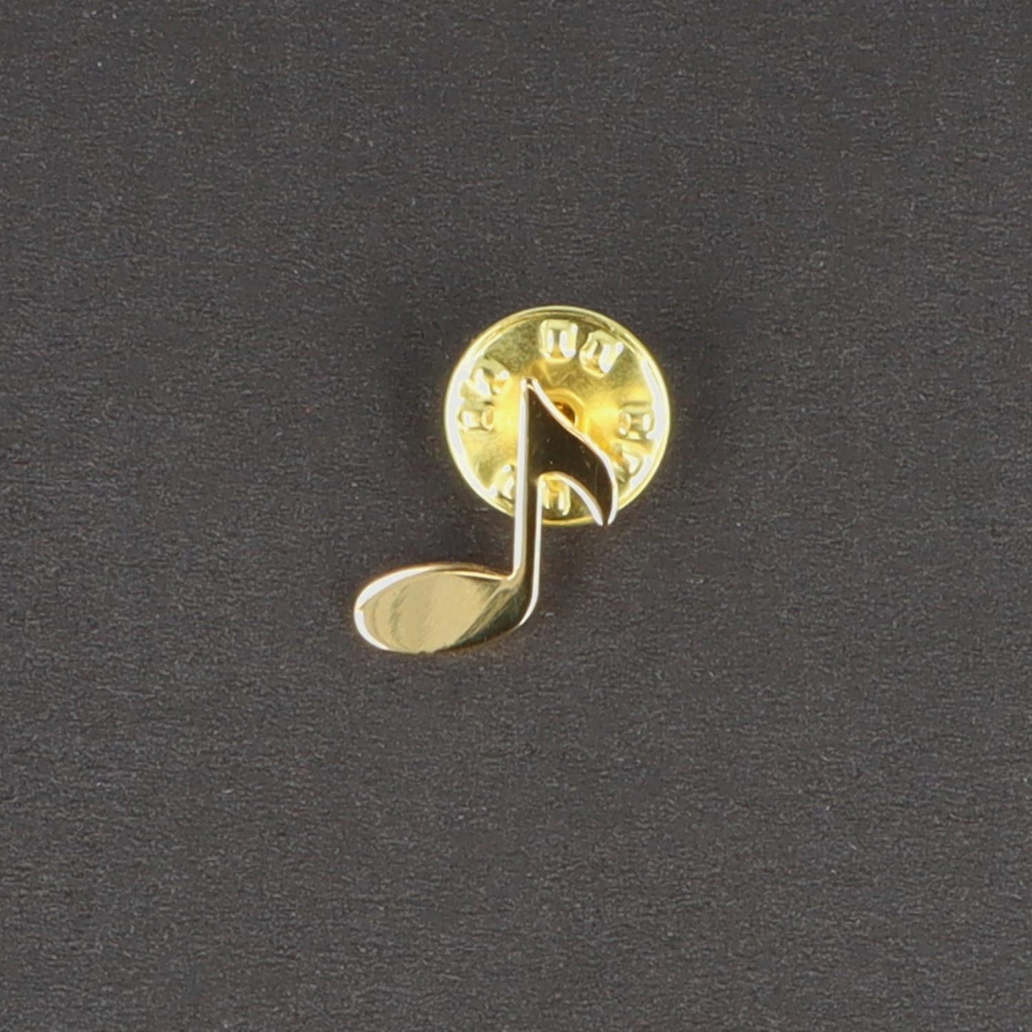 Pin gold-plated, eighth note or sixteenth note