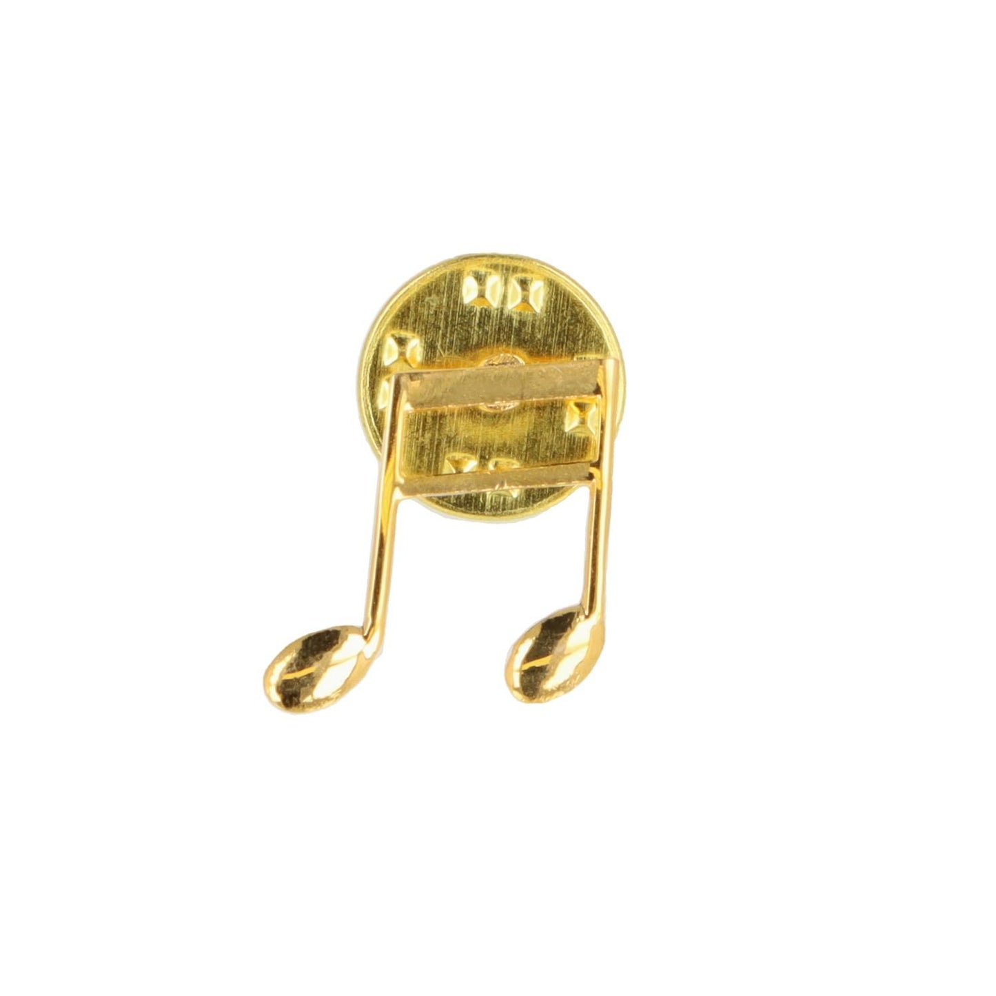 Pin gold-plated, eighth note or sixteenth note