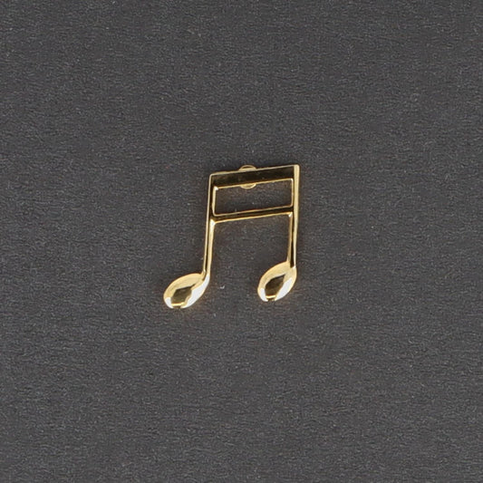 Pin vergoldet, Achtelnote oder Sechzehntelnote