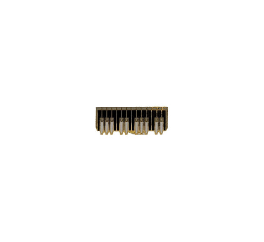 Keyboard Pin gold plated, black or white