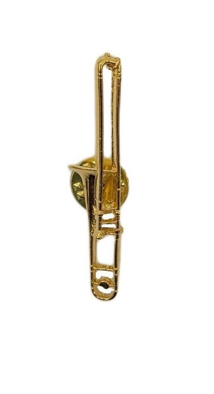 Trombone Pin, gold-plated