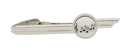 Tie clip ceramic, musical note