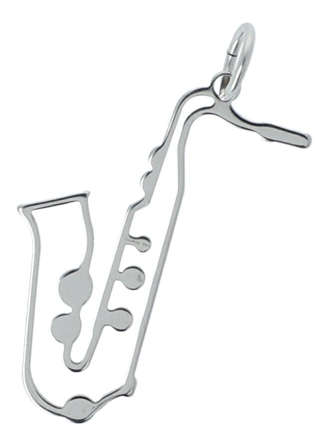 Stainless steel pendant with various instruments or music clefs