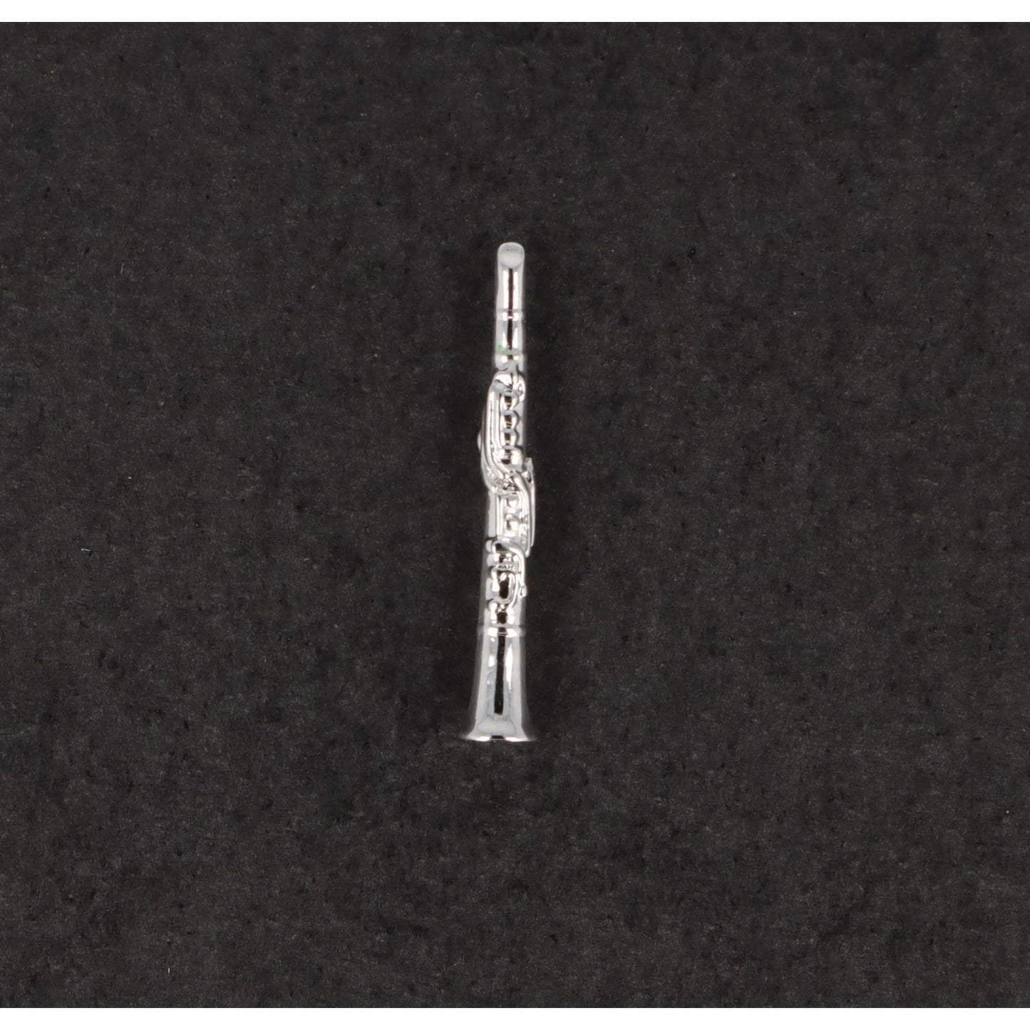 Clarinet pin, silver-plated