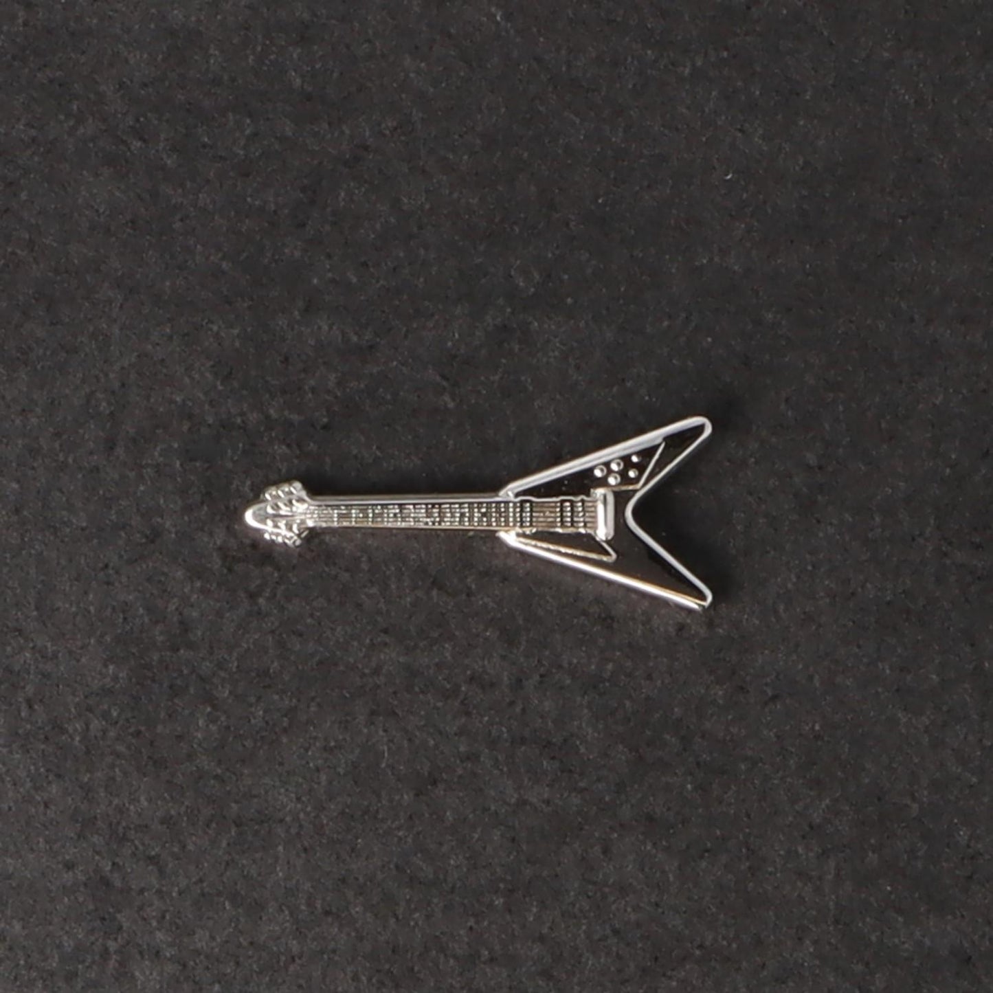 Flying V-Pin, Gitarre, E-Gitarre, versilbert oder vergoldet