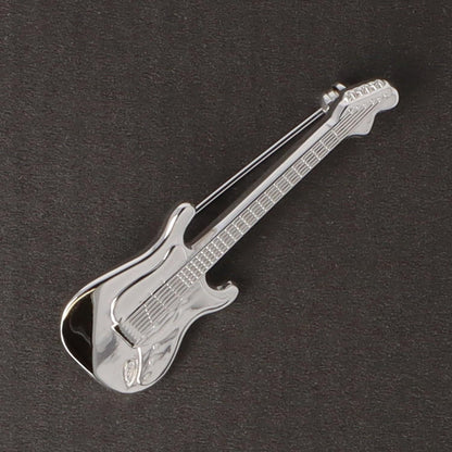 Instrumenten-Brosche, verschiedene Ausführungen, versilbert