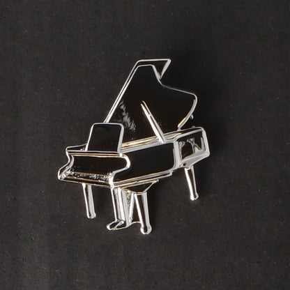 Instrumenten-Brosche, verschiedene Ausführungen, versilbert