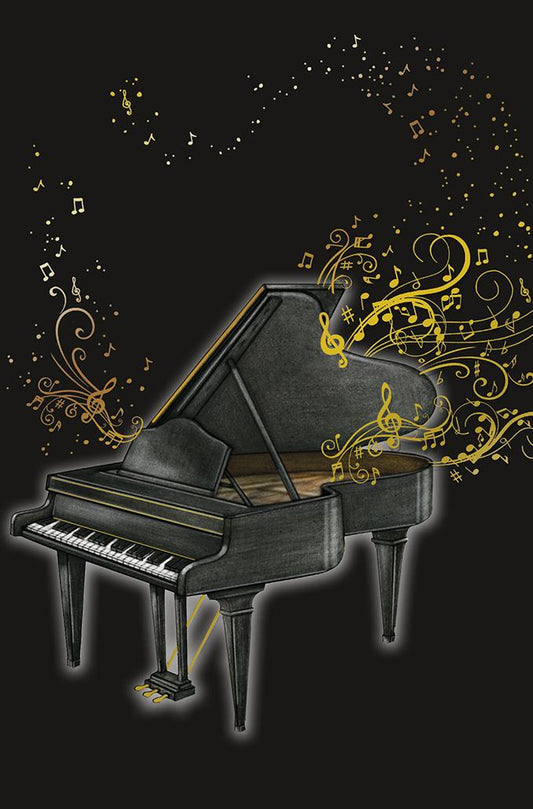 Double Card Piano and Golden Notes