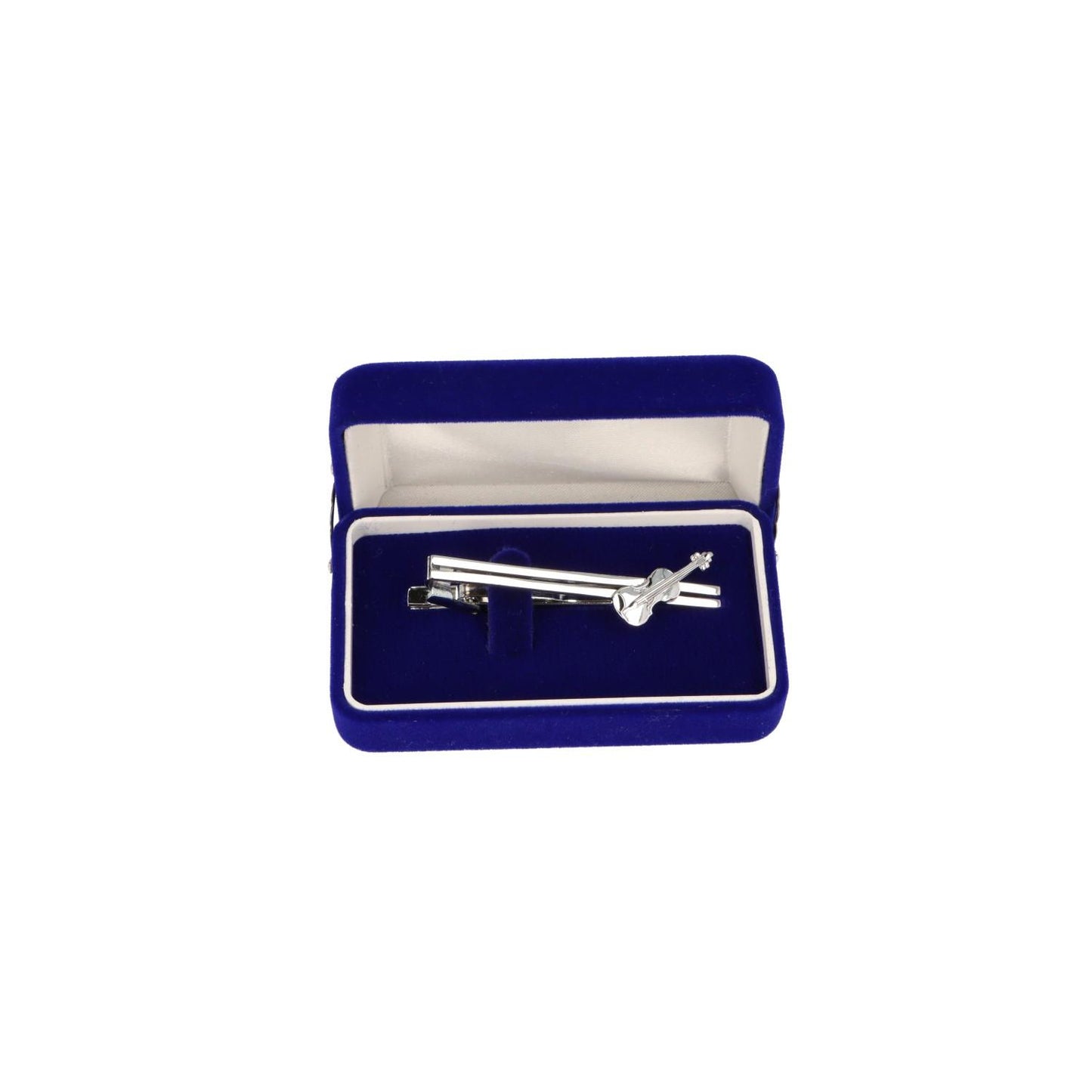 Tie pin violin silver-plated