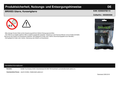 BRIXIES Gitarre, Konzertgitarre