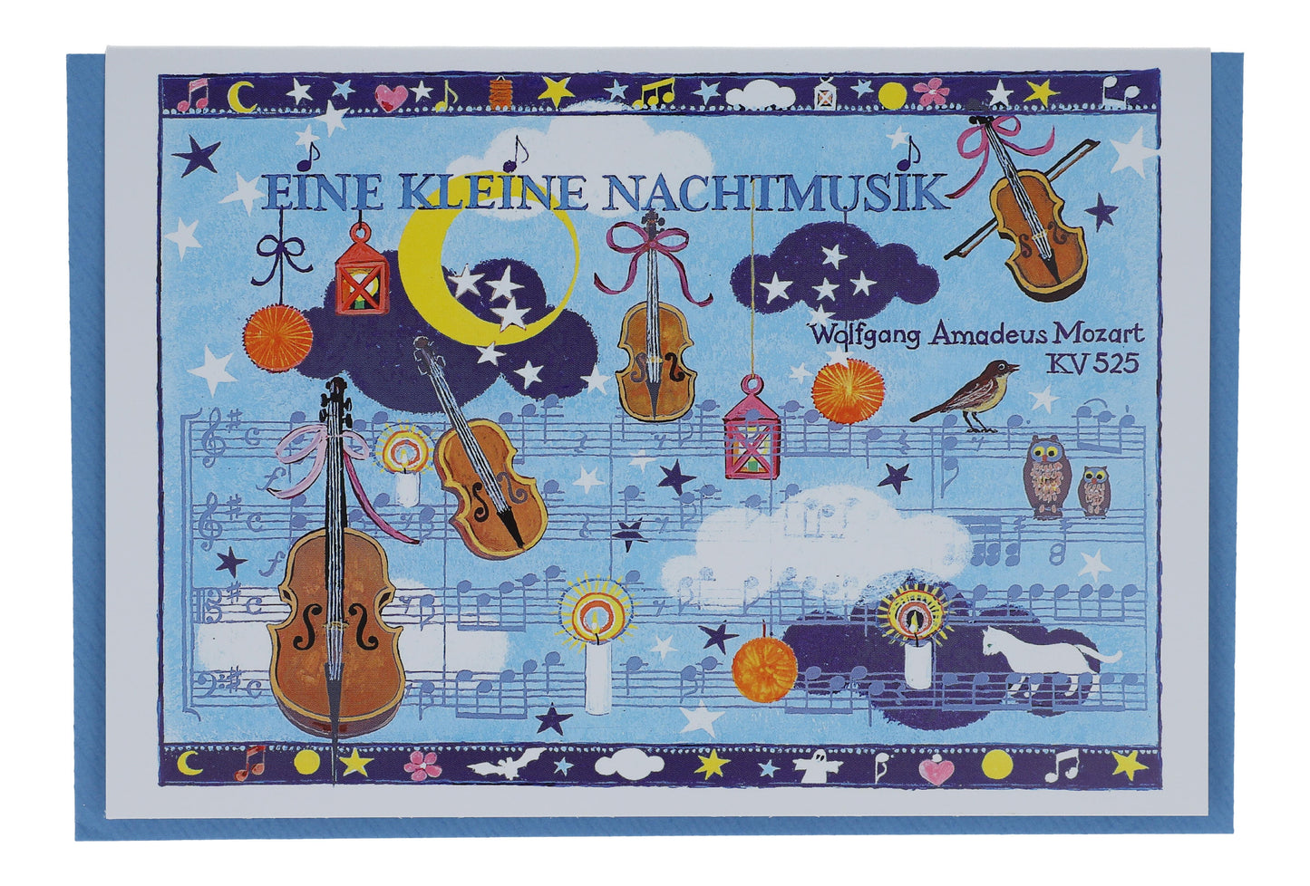 Double card Kleine Nachtmusik by WA Mozart