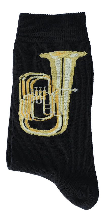 tuba socks, music socks, brass music