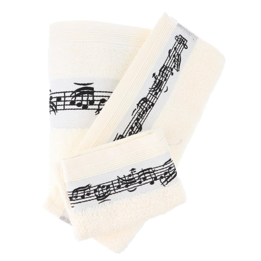 Handtuchset, 3-teilig mit Handtuch, Gästehandtuch und Waschhandschuh, 100% Baumwolle