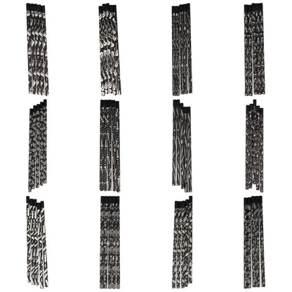 Bleistifte in schwarz mit musikalischen Motiven und magnetischem Kopf