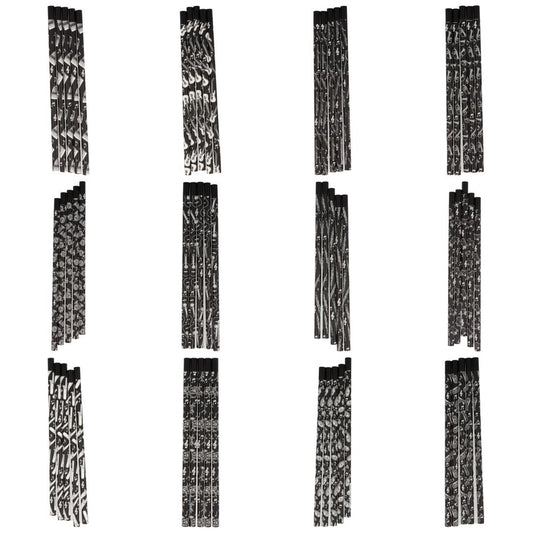Bleistifte in schwarz mit musikalischen Motiven und magnetischem Kopf
