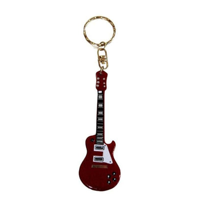 Les Paul guitar keychain, red, approx. 10 cm