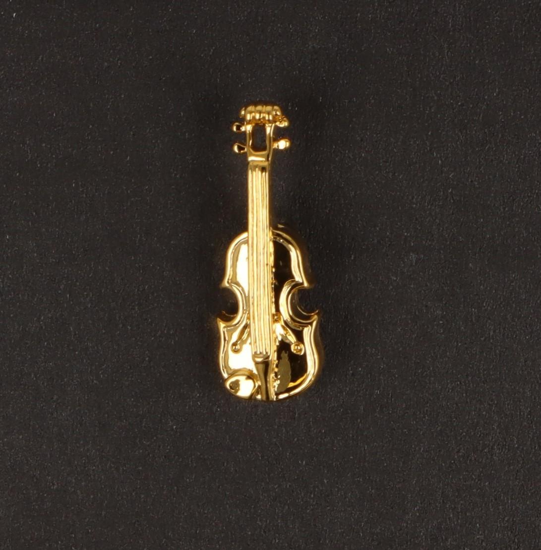 Violine-Pin, versilbert oder vergoldet