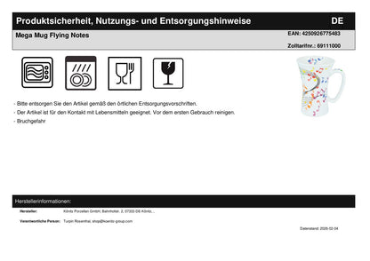 Mega Mug Flying Notes