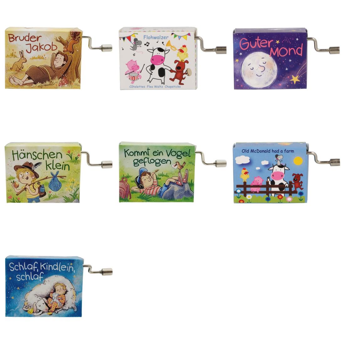 Music boxes with the most beautiful children's songs
