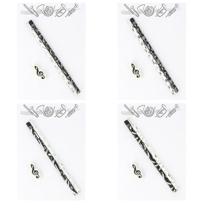 Schreibset mit Notizblock A5 "Blasinstrumente Variante 2", Bleistiften und Radiergummi