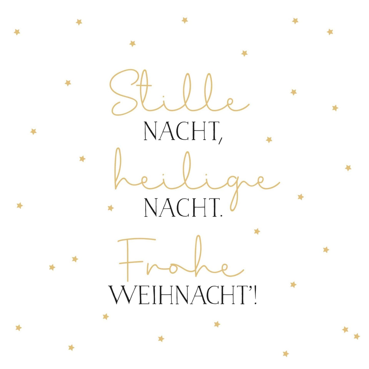 Servietten "Stille Nacht"